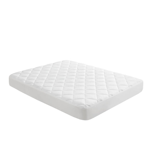 English Elm Overfilled Deep Pocket Mattress Pad Twin - Cooling Nylon Jersey, Silky Feel, Noiseless, Oeko‑Tex Certified, Deep 18" Fit White 17.72 L x 15.94 W x 7.48 H B035P268150