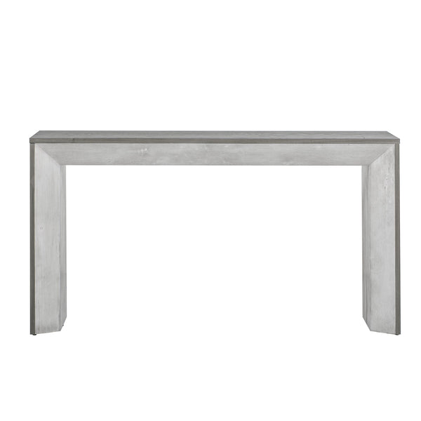 English Elm Christopher Knight Home® - Mirod Elegant Console Table with Fireplace Design, Solid Wood Veneer Top, 220lb Capacity, Stylish Entryway Furniture Grey N760P253329E
