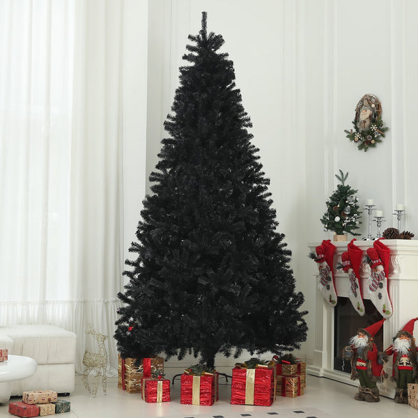 English Elm Homcom 9Ft Tall Unlit Artificial Christmas Tree With 2132 Branch Tips, Easy Setup, Holiday Décor W2225P229284