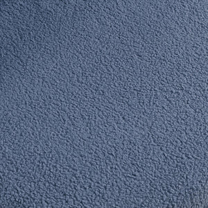 English Elm Modern haze blue dining chair set of 2 — ergonomic short-fur fabric seats, wood-grain iron legs, cozy cafe style W234P181853