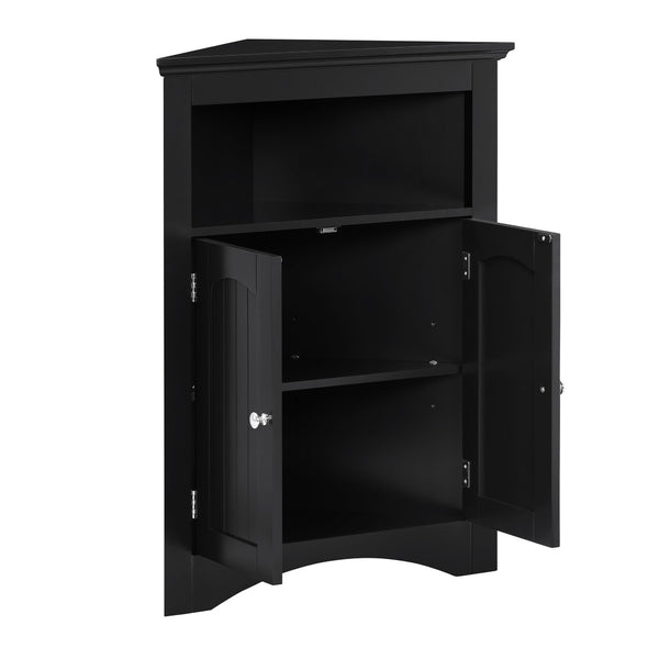 English Elm Sideboard Sideboard Cabinet - Modern Freestanding Corner Storage For Bathroom, Kitchen & Living Room Organization W487P352446-GIGA
