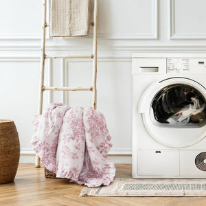 English Elm 5 Piece Full/Queen Comforter Set with Decorative Pillows - Soft Microfiber, Hypoallergenic, Cozy Layering Pink 16.54 L x 12.6 W x 7.09 H B035P381289