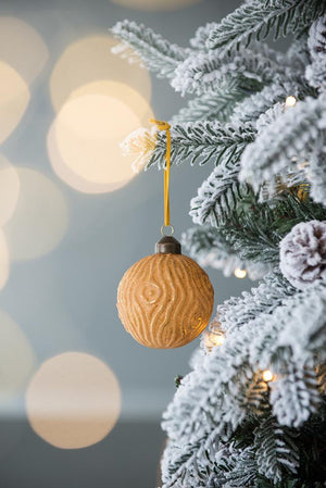 English Elm D3" Elegant Glass Christmas Ball Ornaments Set Of 12 - Sparkling Holiday Decor For Timeless Charm W2078P247886
