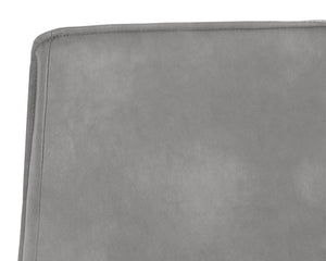 Sunpan Swanson Office Chair - Modern Urban Design with Performance Fabric, Mobility & Stylish Black Legs