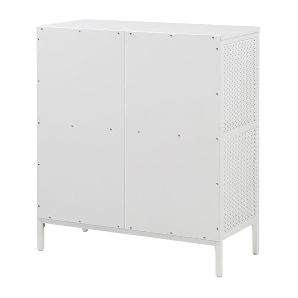 OSP Home Furnishings Ace 4 Cube Storage/Bookcase White