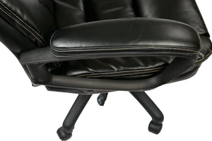 OSP Home Furnishings Screen Back Mesh Task Chair with Lumbar Support and Pneumatic Height Adjustment for Office EM51022N-3