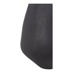 English Elm Voss Handcrafted Matte Black Sculptural Vessel in Recycled Ecomix for Shelves B2769P498403