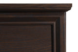 OSP Home Furnishings Jefferson Executive Desk W/Power Espresso