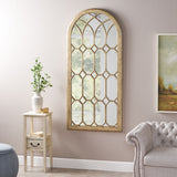 Christopher Knight Home® - Noble House - Dipietro Traditional Arched Windowpane Mirror