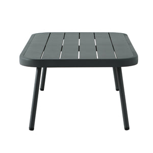 English Elm Christopher Knight Home® - Mariano Hand-Woven Rope Loveseat with Water-Repellent Cushions, Rust-Resistant Aluminum Frame Gray+Gray N773P277439E