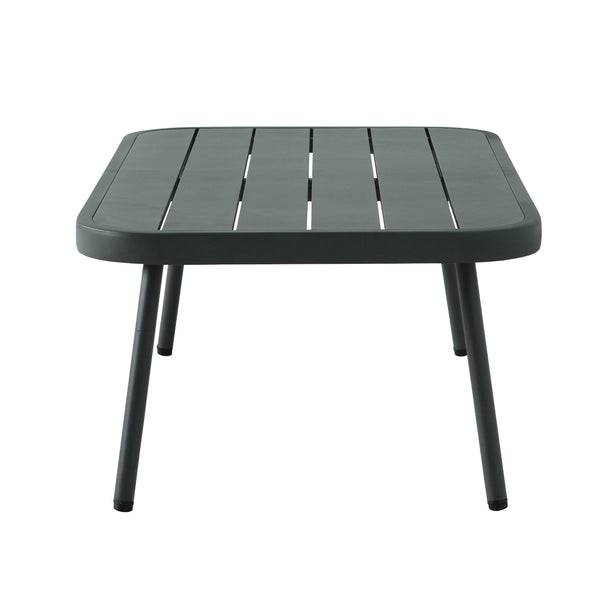 English Elm Christopher Knight Home® - Mariano Outdoor 4-Piece Conversation Set with Hand-Woven Rope, Water-Repellent Cushions, Durable Frame Gray+Gray N773OC00026E