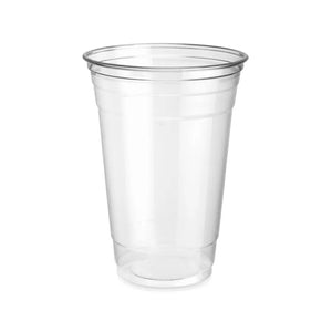 English Elm 20oz Pet Clear Cold Drink Cups Crack Resistant 98mm Rim Bulk Case 1000 Count B2762P477015