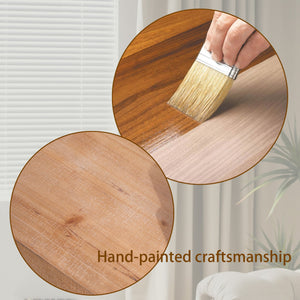 English Elm 62" Modern Rustic Console Table – 62in Slim Engineered Wood Entryway Table for Hallway, Sofa, Decor Storage, Durable Finish W2729P270754