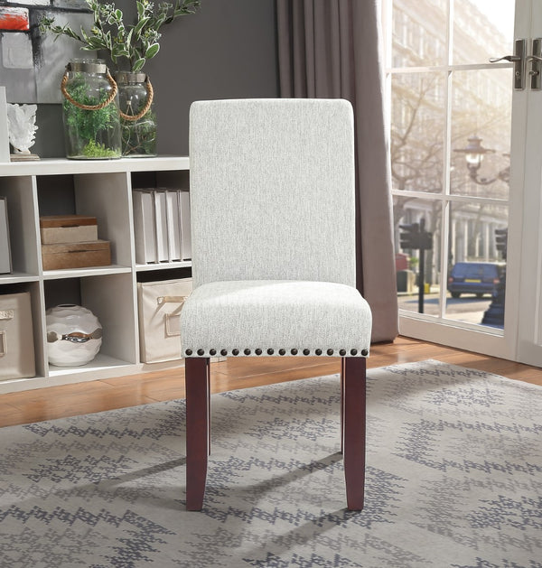 OSP Home Furnishings Parsons Dining Chair Smoke Fabric