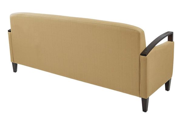 OSP Home Furnishings Main Street Sofa Woven Wheat
