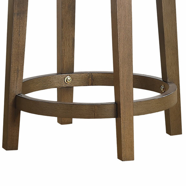 English Elm Bara Swivel Counterstools Faux Leather Nailhead Trim Set of 2 for Kitchen Island B056P416880