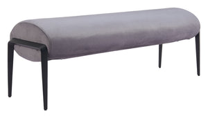 Glatt Bench Gray 110350 Zuo Modern