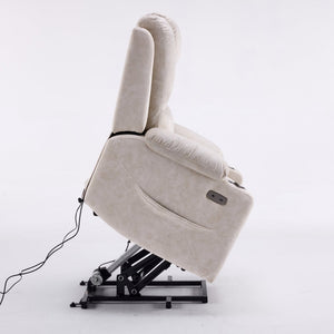 English Elm Oversized Power Lift Recliner with Massage Heat and Infinite Recline for Home Theater W3698S00003