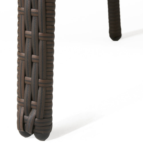 English Elm Christopher Knight Home® - Outdoor Wicker Chairs with Cushions, 4-Pack Stackable Brown Resin Wicker Patio Seating, Water-Resistant Comfort N769P215183B