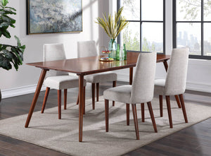 English Elm Taylor Gray Fabric Chair with Espresso Solid Wood Legs, Plush High-Density Foam Seat, Durable Corner-Blocked Construction (23.5x19.5x23.25) 28991-ESG