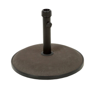 English Elm Christopher Knight Home® - UM-HOLDER Concrete 66 lb Umbrella Base Brown with Iron Support Pole, Fits Up to 10ft Umbrellas, Durable 54793.00BRN