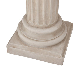 English Elm 39.3-inch Handcrafted Classical Column Pedestal for Entryway or Living Room Decor N772P389406W