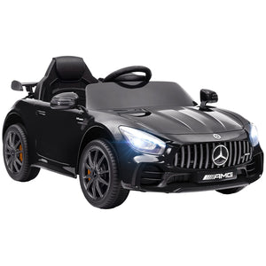 English Elm Qaba 12v Toddler Electric Motorcycle with Twist Throttle Rear Suspension Training Wheels Black W2225P249899