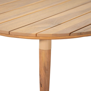 English Elm Christopher Knight Home® - Verona Round Acacia Outdoor Coffee Table — Handcrafted Natural Finish, Weather‑Resistant, 35" Diameter N775P309258A