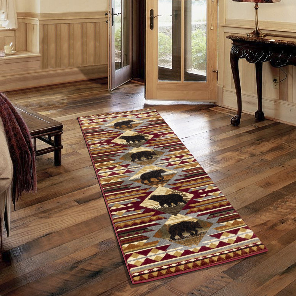 English Elm Nature'S Lodge Area Rug 2 Ft. 7 In. X 7 Ft. 3 In. - Durable, Low-Profile, Family-Friendly Design B186P180942