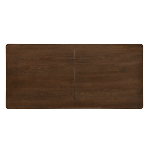 English Elm Christopher Knight Home® - 84" Rectangular Dining Table – Elegant Walnut Centerpiece For 6-8, Easy Assembly & Versatile Use! N771P296162T_N771P296163T