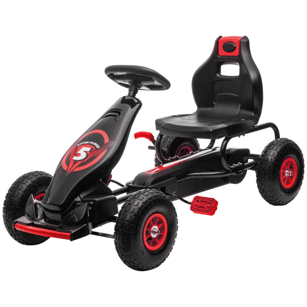 English Elm Aosom 24v Electric Go Kart Ride on Toy with Drifting Dual Motor and Adjustable Seat W2225P229174
