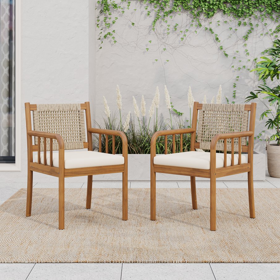 Christopher Knight Home Porto Outdoor Dining Chair Set of 2