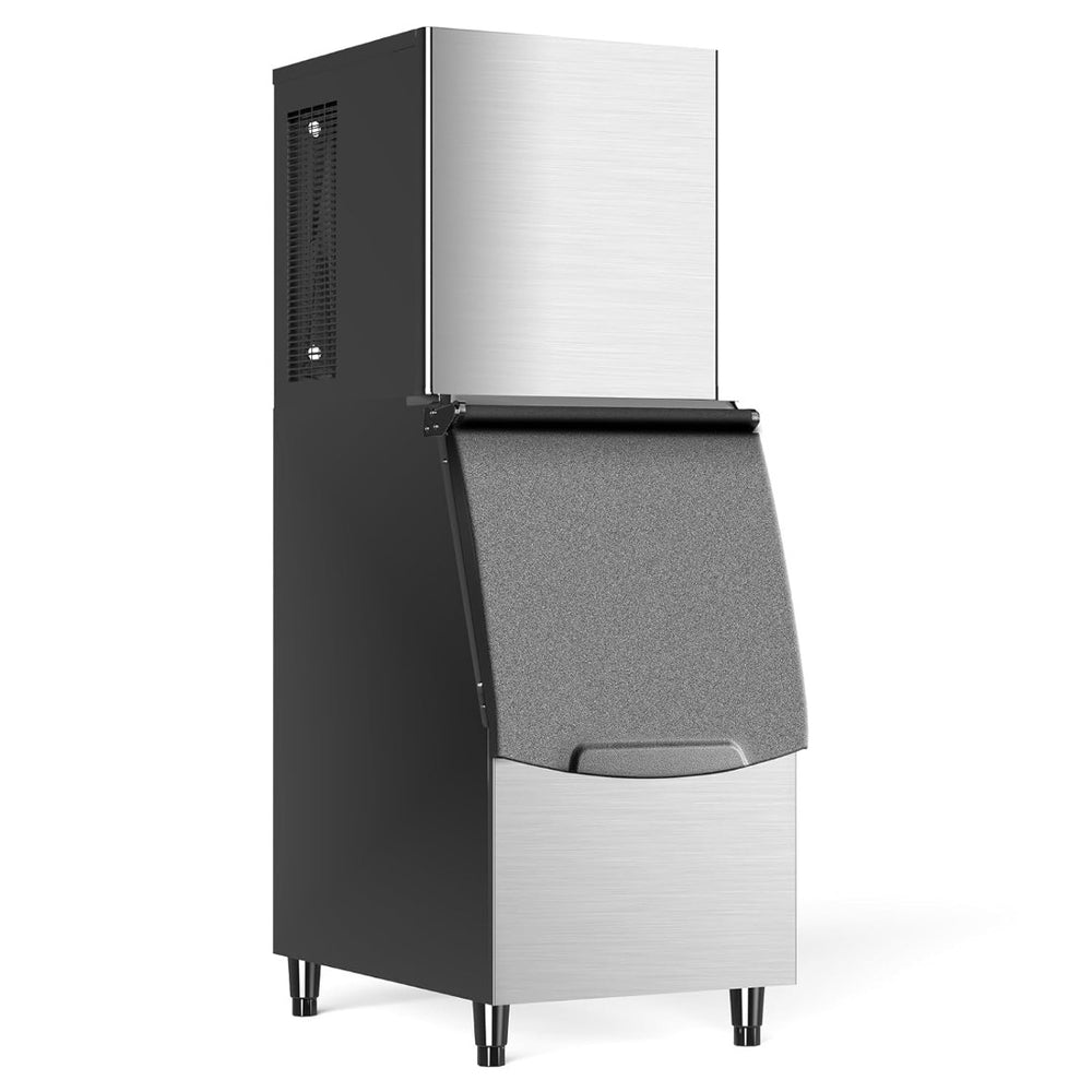 English Elm Commercial Modular Ice Cube Maker 661 Lbs Daily Stainless Steel Air Cooled Unit D858098816