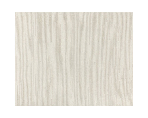 Sunpan Deva Hand-Woven Wool Rug - Artisan Crafted in Elegant Ivory and Beige, Unique Texture & Softness Ivory