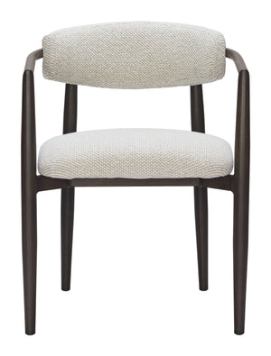 Zuo Modern Midori Dining Chair White - Modern Sophistication With Chic Design For Contemporary Dining Spaces White 100% Olefin,Aluminum 704077-zuo-modern