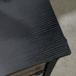 English Elm Lateral File Cabinet - Brown Engineered Wood With Metal Frame For Secure, Organized Workspace Solutions B356P402709