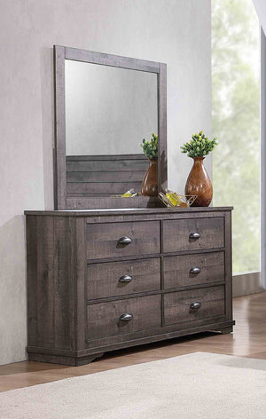 English Elm 1pc Contemporary Tall Chest with Faux Marble Top and Four Drawers for Elegant Bedroom Storage Gray 62.01 L x 19.8 W x 39.06 H B2741P337034