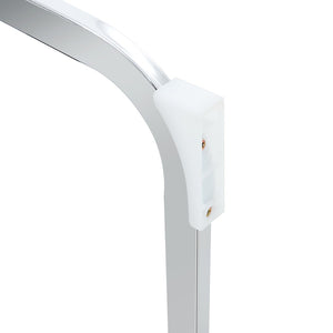 English Elm Table Set With Hourglass-Shaped Round Table & 4 Ergonomic Black Pu Chairs For Modern Dining Spaces W1151S03535-GIGA