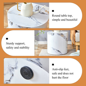 English Elm The Elegant Cylindrical Table – Versatile Coffee, Dining, Or Writing Desk With Stylish Patterned Design W1151P200297-GIGA