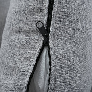 English Elm U_STYLE 130" U-shaped Modular Sectional Sofa with 2 Ottomans, Chenille Comfort, Pocket Coils, 6-Piece Flex Seating Grey WY000454AAE