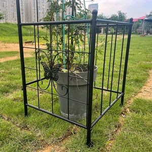English Elm Garden Arch Arbor Trellis For Climbing Plants - Elegant Metal Wedding Arch For Outdoor Events & Patios W840P321537