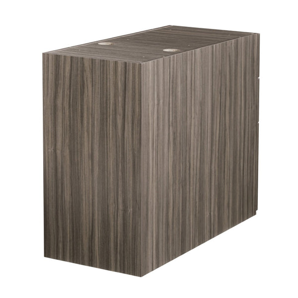 OSP Home Furnishings Napa Under Desk Pedestal with Two Box Drawers and Deep File Storage for Office 36"D NAP-265-URB