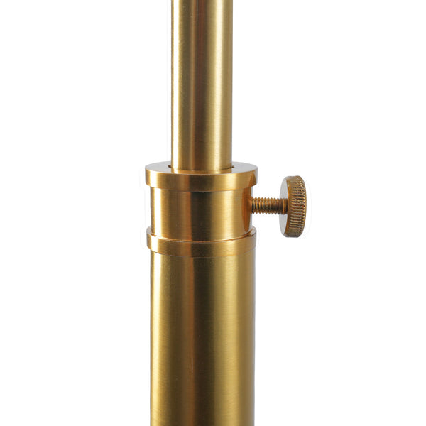 English Elm Ashcroft Furniture - Minimalist Floor Lamp - Slim Sculptural Lighting For Modern Living Rooms & Bedrooms With Gold Shade B183P315092