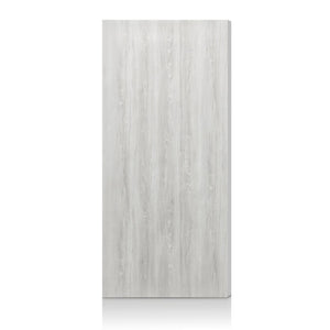 English Elm 36 in White Melamine Flush Interior Door Slab Hollow Core Composite Mdf Panel B2763P486379