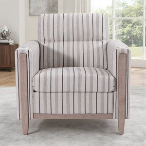 English Elm 1 Seater Pu Leather Accent Sofa with Pocket Spring Cushion for Living Room W680P409325