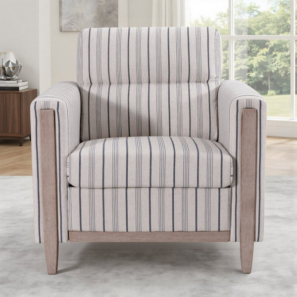 English Elm 1 Seater Pu Leather Accent Sofa with Pocket Spring Cushion for Living Room W680P409325