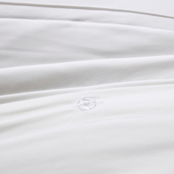 English Elm Full/Queen Celeste 4-Piece Microfiber 2-in-1 Quilted Duvet Set with Ruffle, Button Closure, Shams B035129151