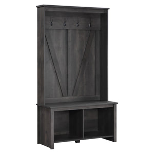 OSP Home Furnishings Garnet Entry Hall Tree Urban Walnut