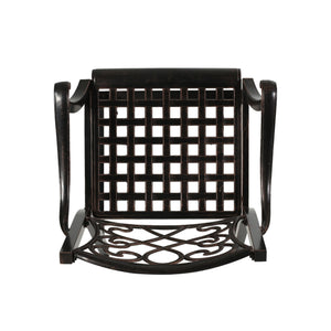 English Elm Christopher Knight Home® - WATERBURY Irene Outdoor 28" Aluminum Barstool Set of 2 – Copper Cast Aluminum, Weather-Resistant Elegance 65143.00