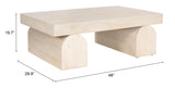 Kiel Coffee Table Natural 109868 Zuo Modern